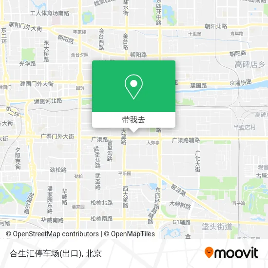 合生汇停车场(出口)地图