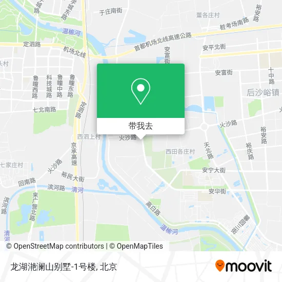 龙湖滟澜山别墅-1号楼地图