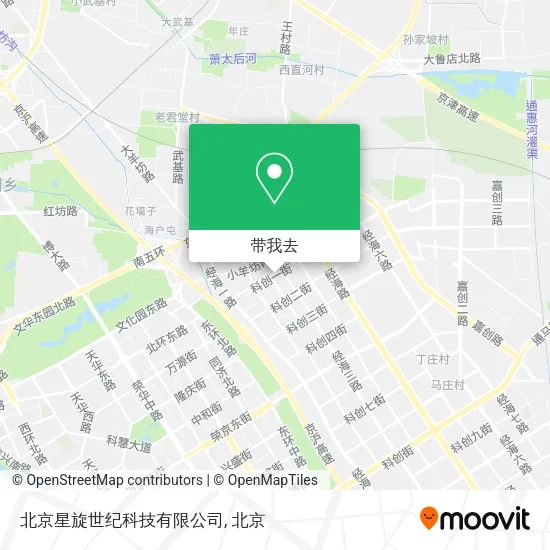 北京星旋世纪科技有限公司地图