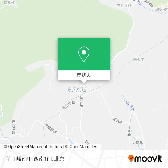羊耳峪南里-西南1门地图