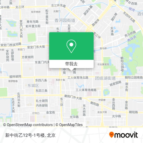 新中街乙12号-1号楼地图