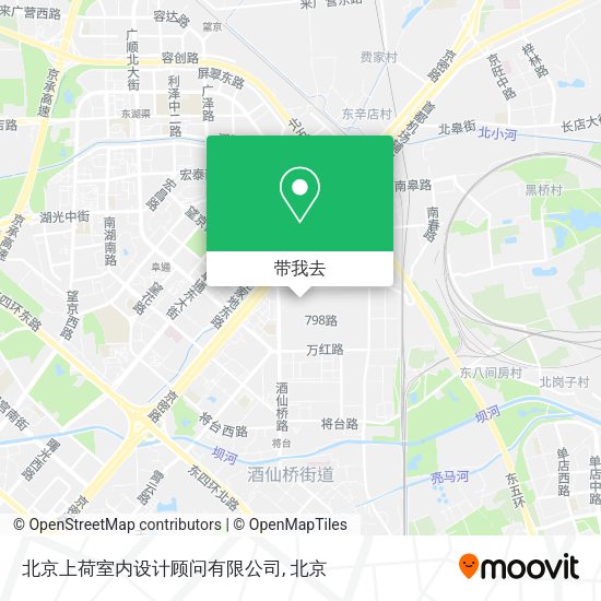 北京上荷室内设计顾问有限公司地图