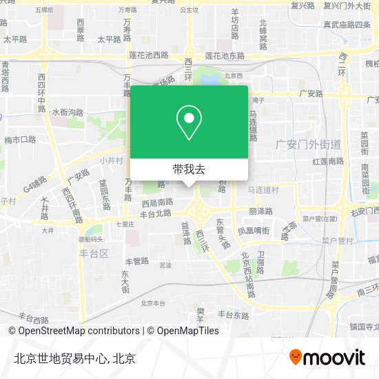 北京世地贸易中心地图
