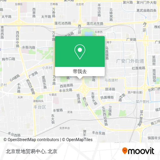 北京世地贸易中心地图