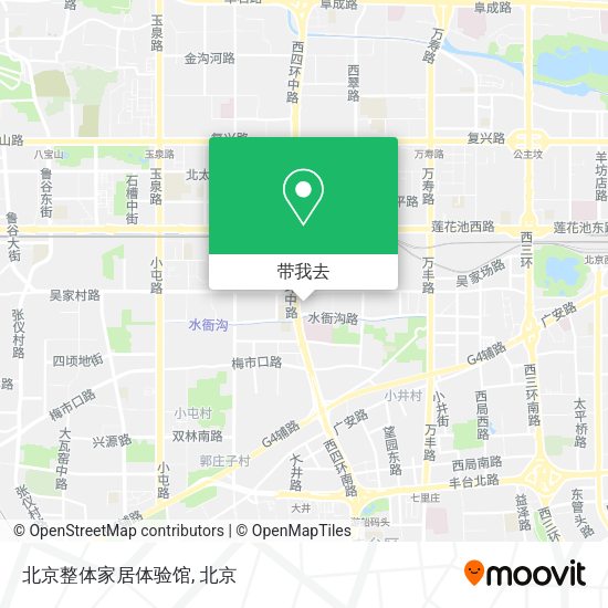 北京整体家居体验馆地图