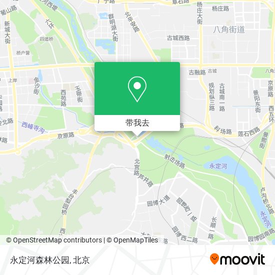 永定河森林公园地图
