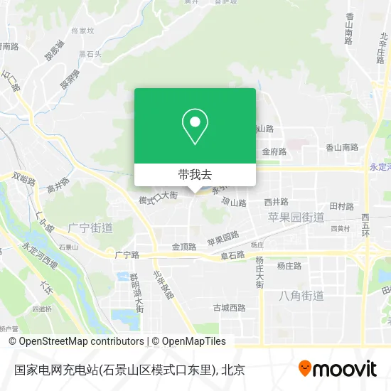 国家电网充电站(石景山区模式口东里)地图