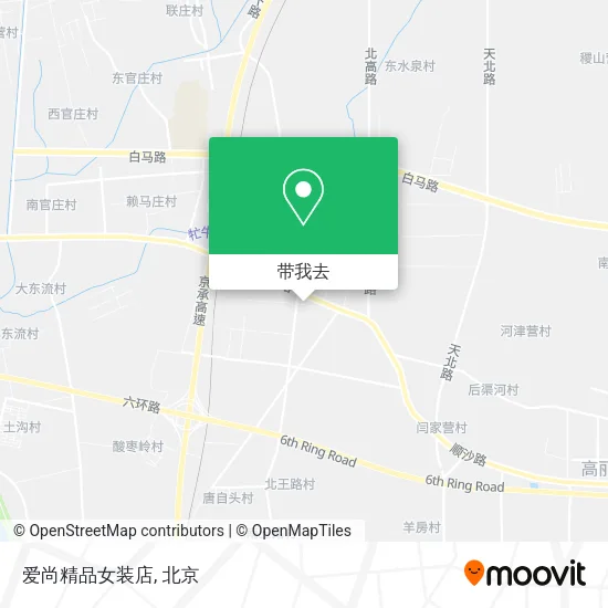 爱尚精品女装店地图