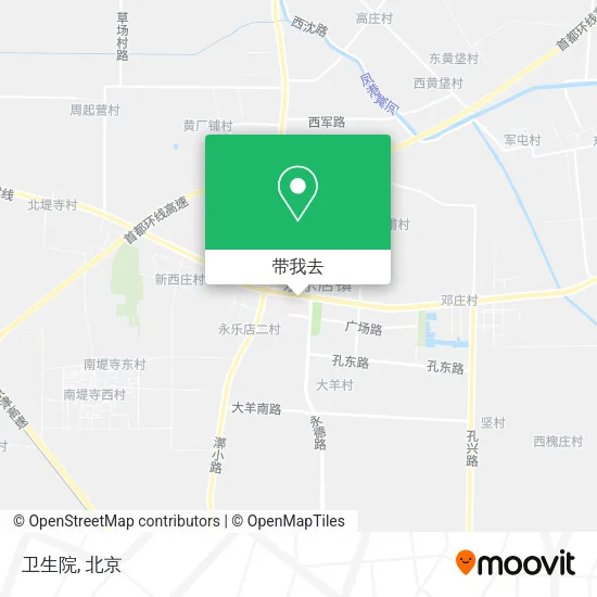 卫生院地图