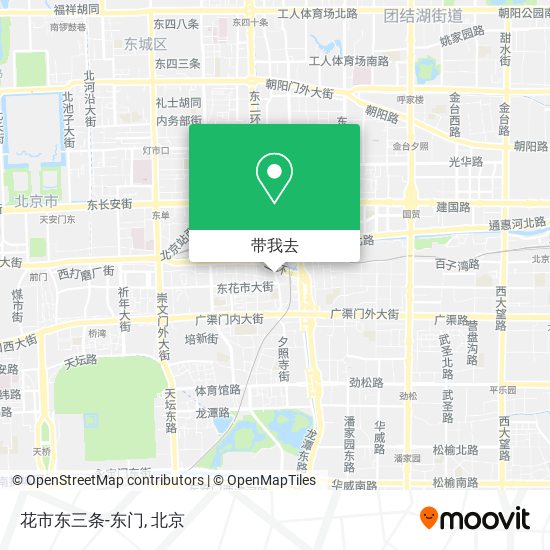 花市东三条-东门地图