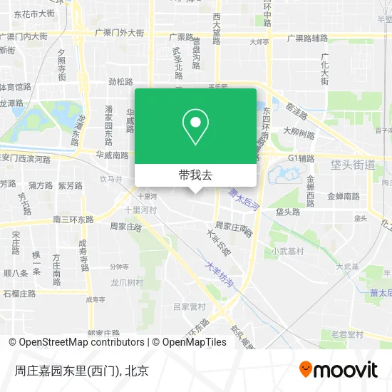 周庄嘉园东里(西门)地图