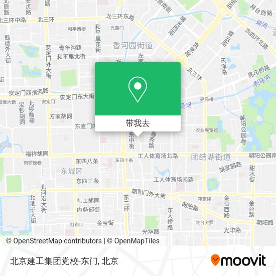 北京建工集团党校-东门地图
