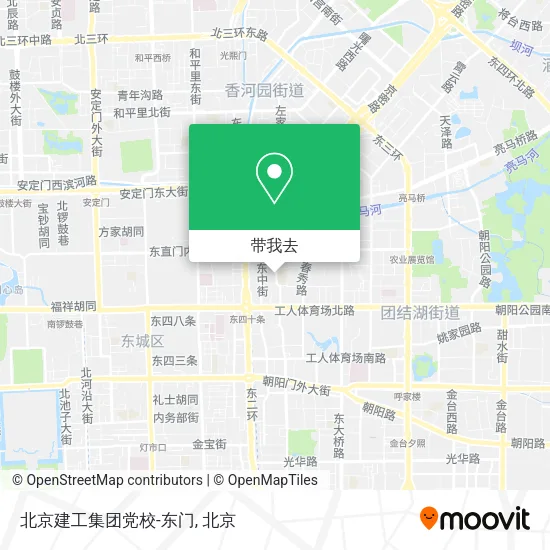 北京建工集团党校-东门地图