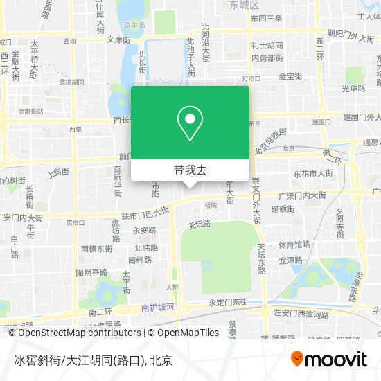 冰窖斜街/大江胡同(路口)地图