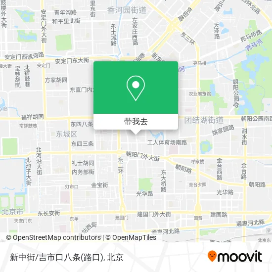 新中街/吉市口八条(路口)地图