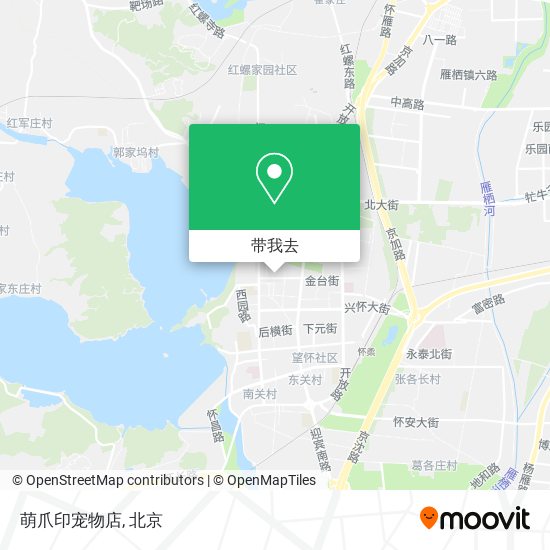 萌爪印宠物店地图