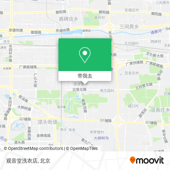 观音堂洗衣店地图
