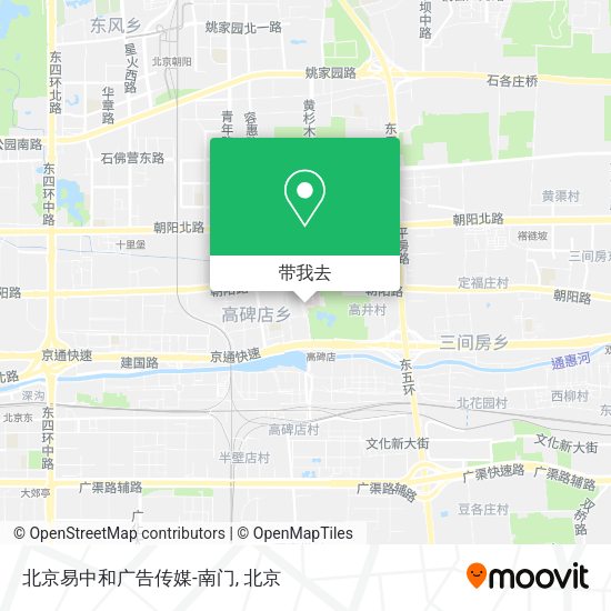 北京易中和广告传媒-南门地图