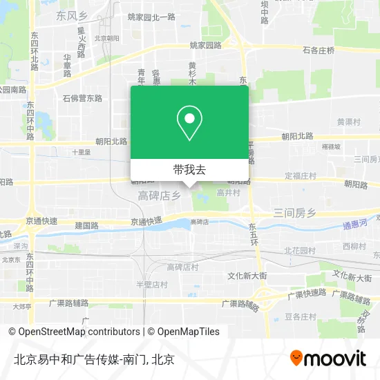 北京易中和广告传媒-南门地图