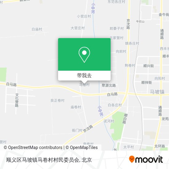 顺义区马坡镇马卷村村民委员会地图