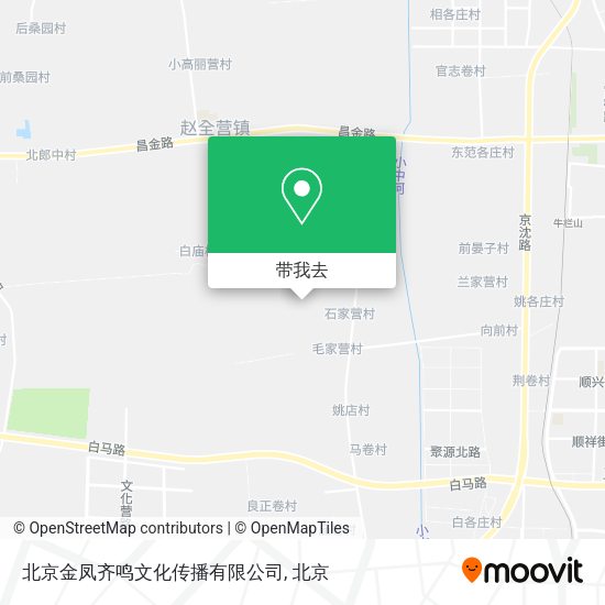 北京金凤齐鸣文化传播有限公司地图