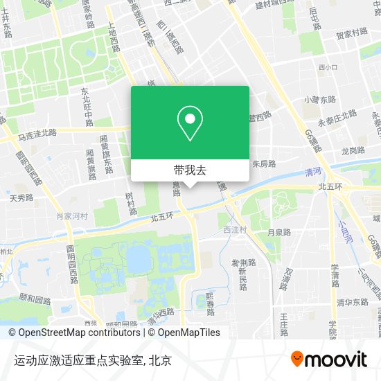 运动应激适应重点实验室地图