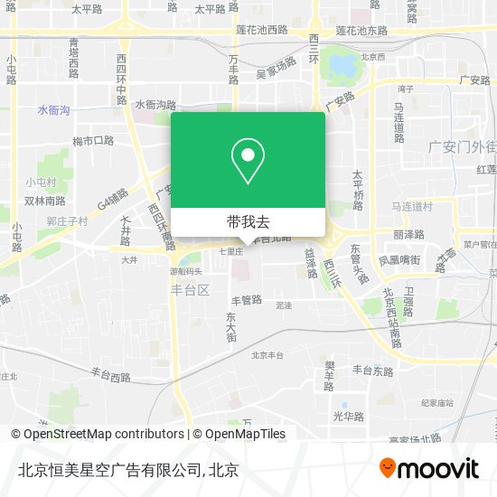 北京恒美星空广告有限公司地图