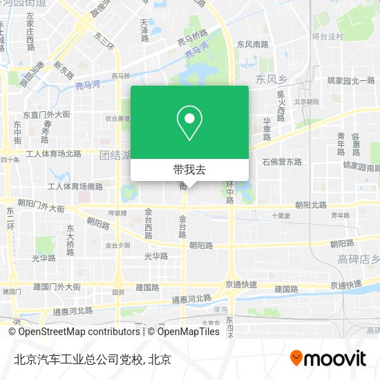 北京汽车工业总公司党校地图