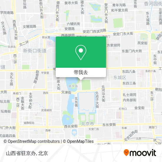 山西省驻京办地图
