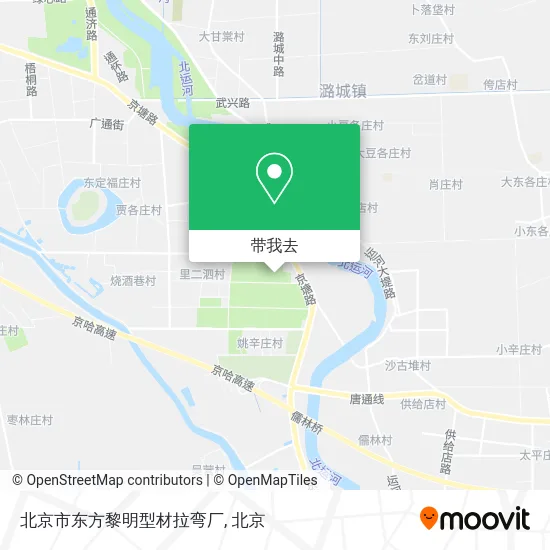 北京市东方黎明型材拉弯厂地图
