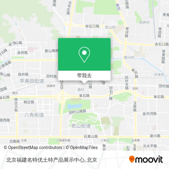 北京福建名特优土特产品展示中心地图