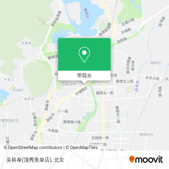 吴裕泰(顶秀美泉店)地图