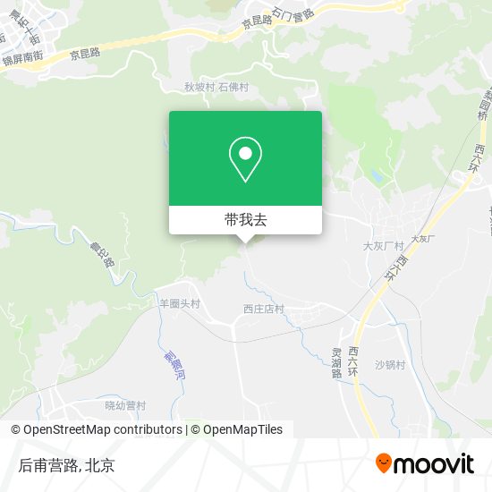 后甫营路地图