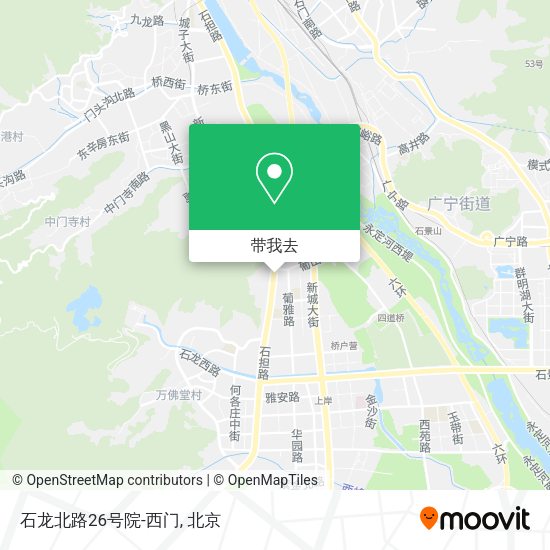石龙北路26号院-西门地图
