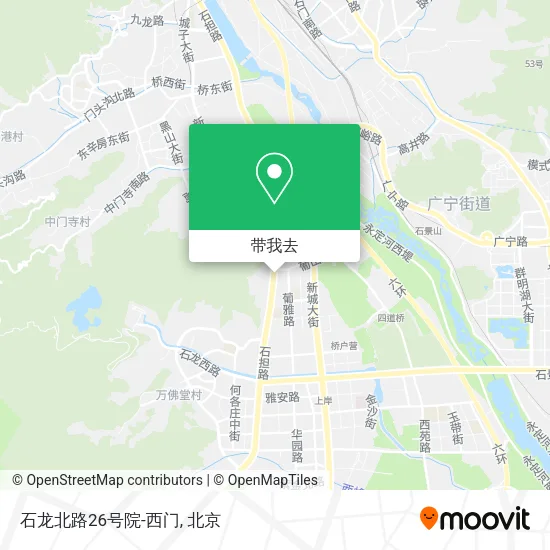 石龙北路26号院-西门地图