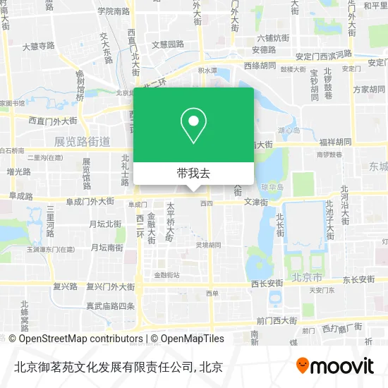 北京御茗苑文化发展有限责任公司地图