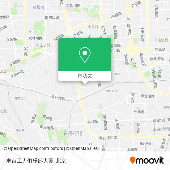 丰台工人俱乐部大厦地图