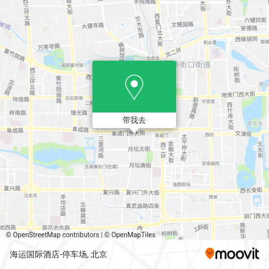 海运国际酒店-停车场地图