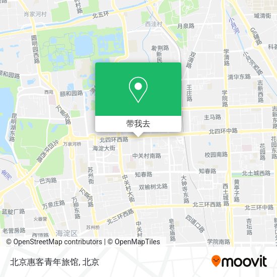 北京惠客青年旅馆地图