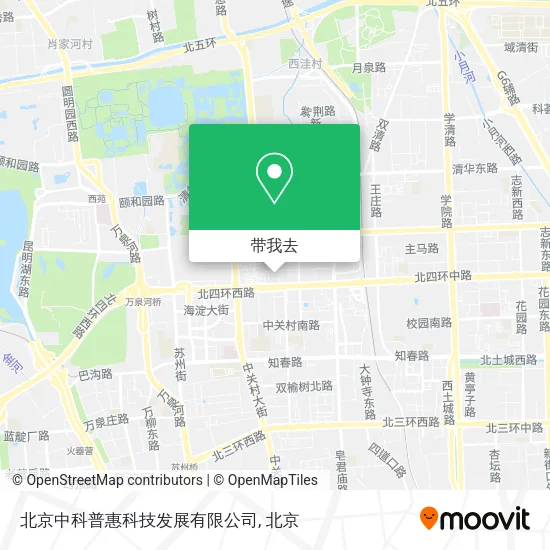 北京中科普惠科技发展有限公司地图