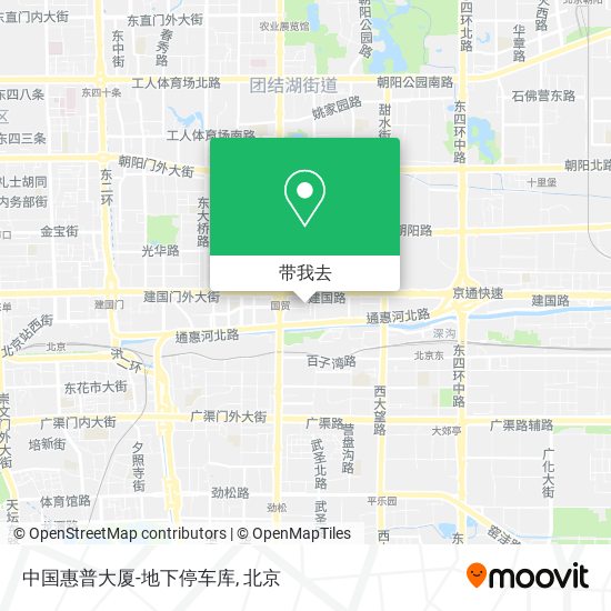 中国惠普大厦-地下停车库地图