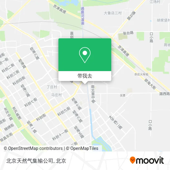 北京天然气集输公司地图