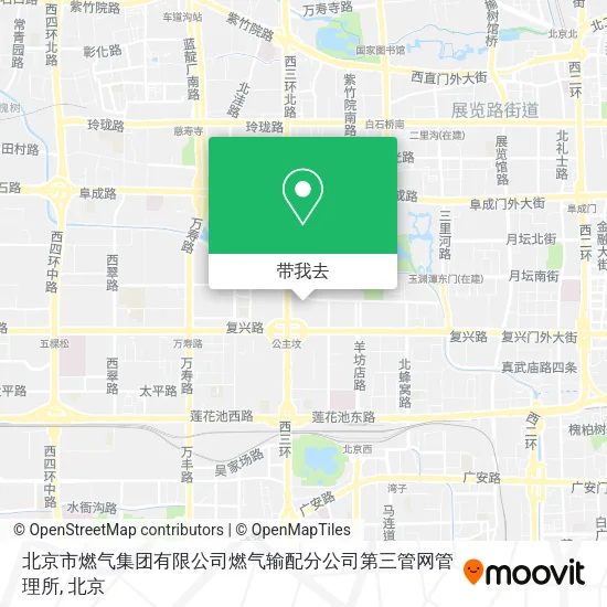 北京市燃气集团有限公司燃气输配分公司第三管网管理所地图