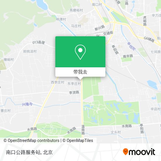 南口公路服务站地图