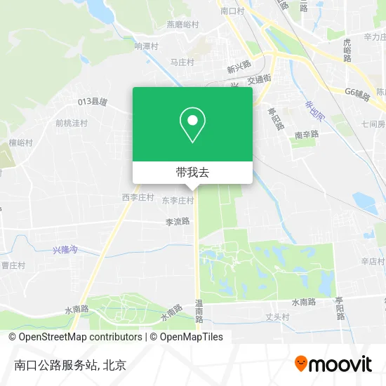 南口公路服务站地图