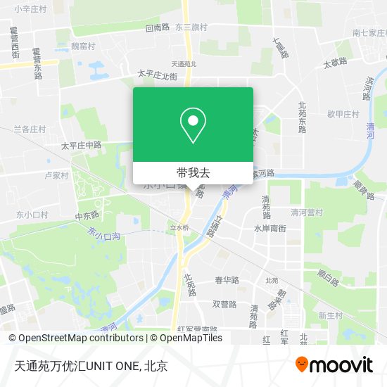 天通苑万优汇UNIT ONE地图
