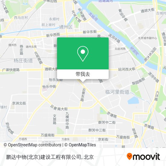 鹏达中物(北京)建设工程有限公司地图