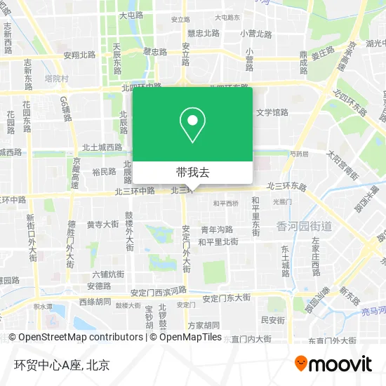 环贸中心A座地图