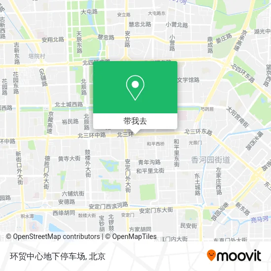 环贸中心地下停车场地图