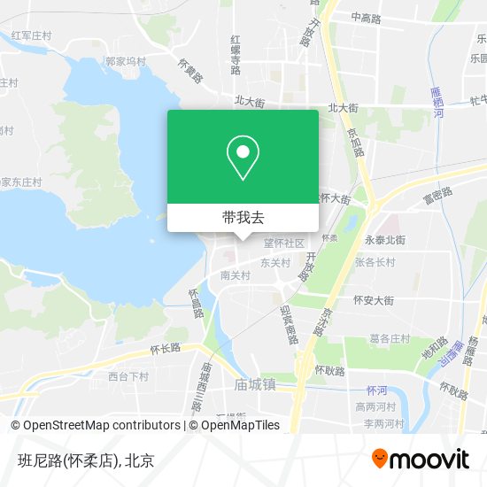 班尼路(怀柔店)地图